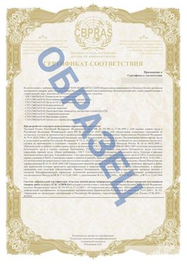 Образец Приложение к СТО 01.064.00220722.2-2020 Ядрин Сертификат СТО 01.064.00220722.2-2020 